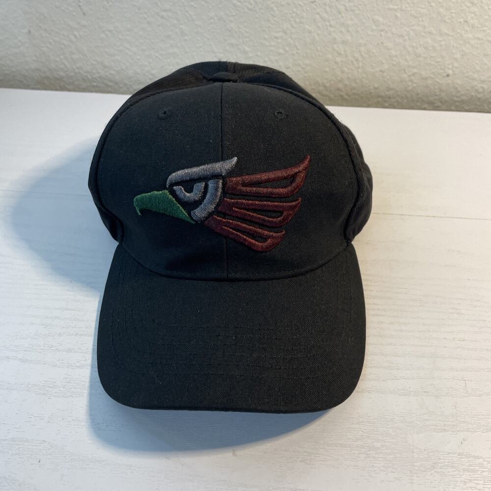 Pit Bull Brand Hecho En Mexico Eagle Snapback Hat Black Embroidered Cap Trucker